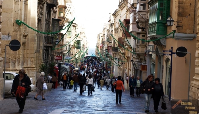 Republic Street in Valletta